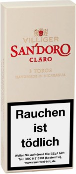 Villiger San Doro Claro Toro Zigarren